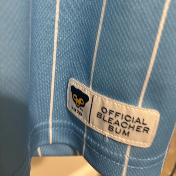 Chicago Cubs Bleachers pin striped sleeveless jersey - Picture 2 of 4